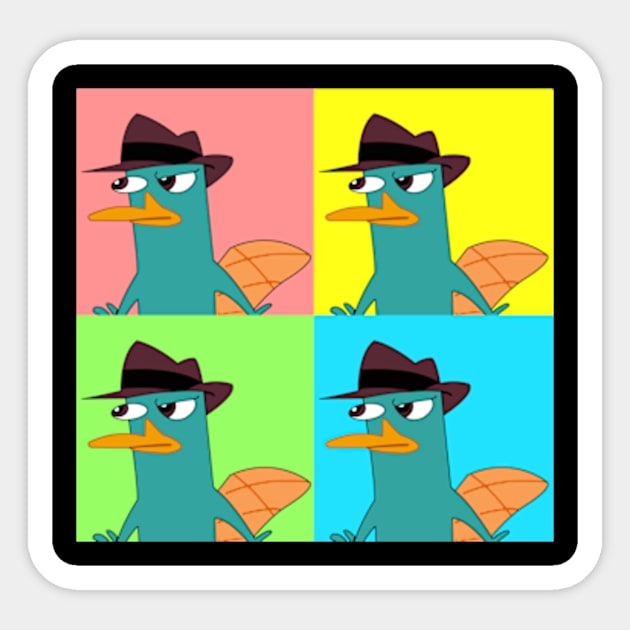 Agent P Phineas Ferb Sticker by LuisP96